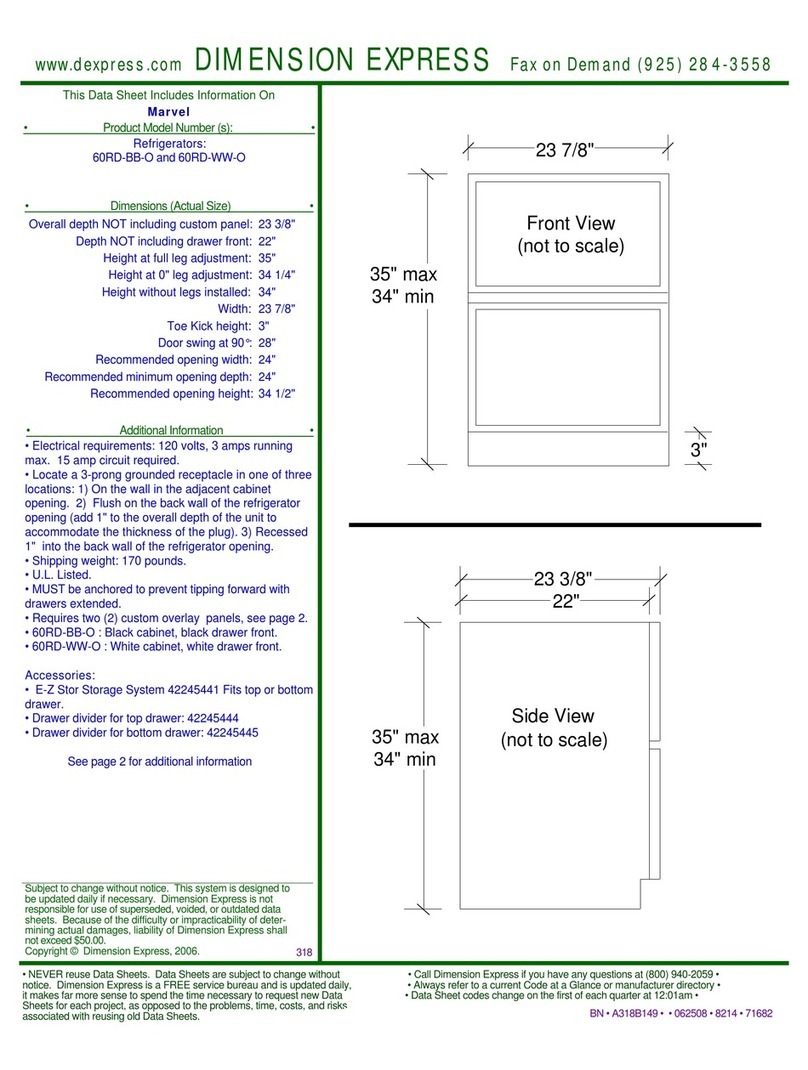 Marvel 60RD-BB-O datasheet