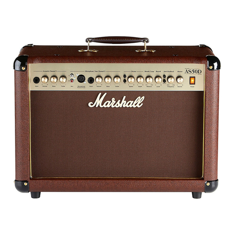 Marshall Amplification Acoustic Soloist AS50D User manual