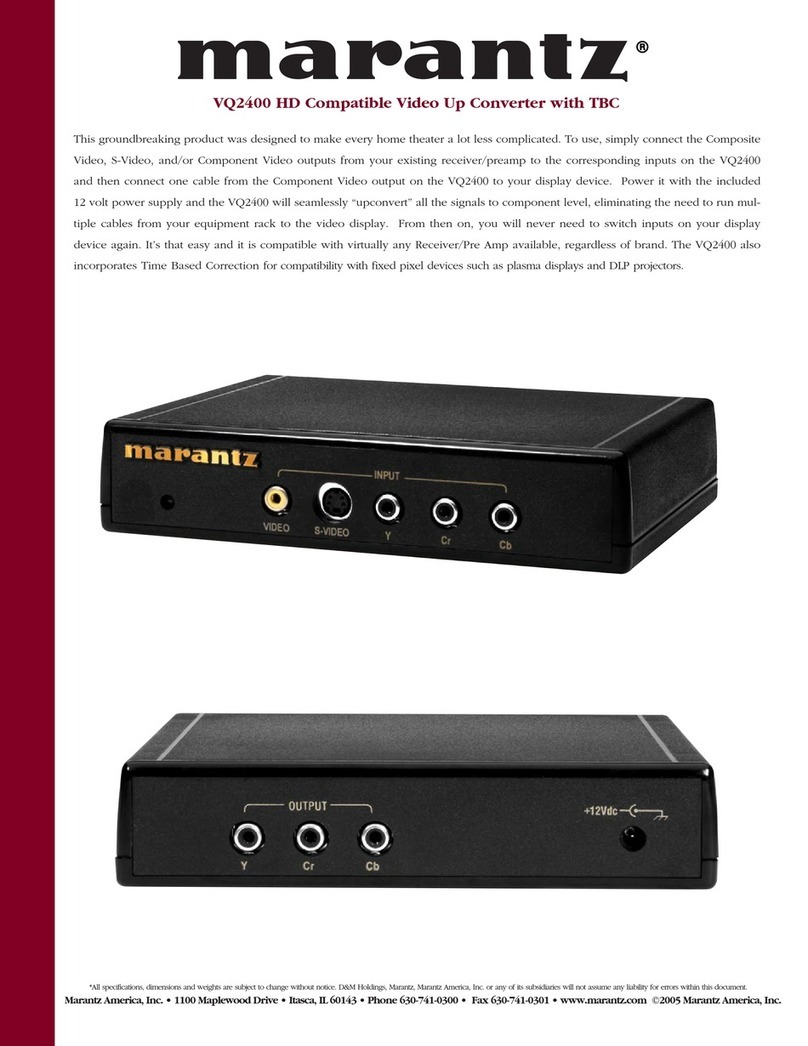 Marantz VQ2400 Features