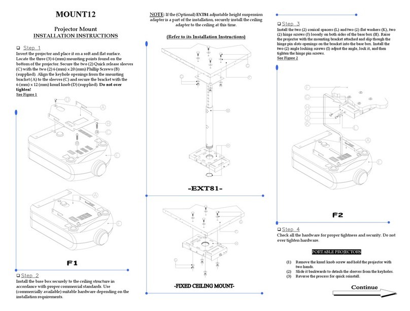Marantz Mount 12 User manual