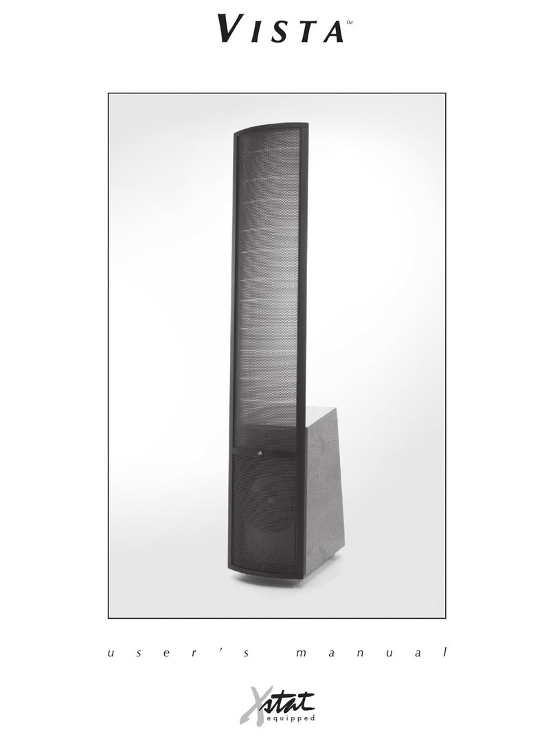 MartinLogan Vista user manual