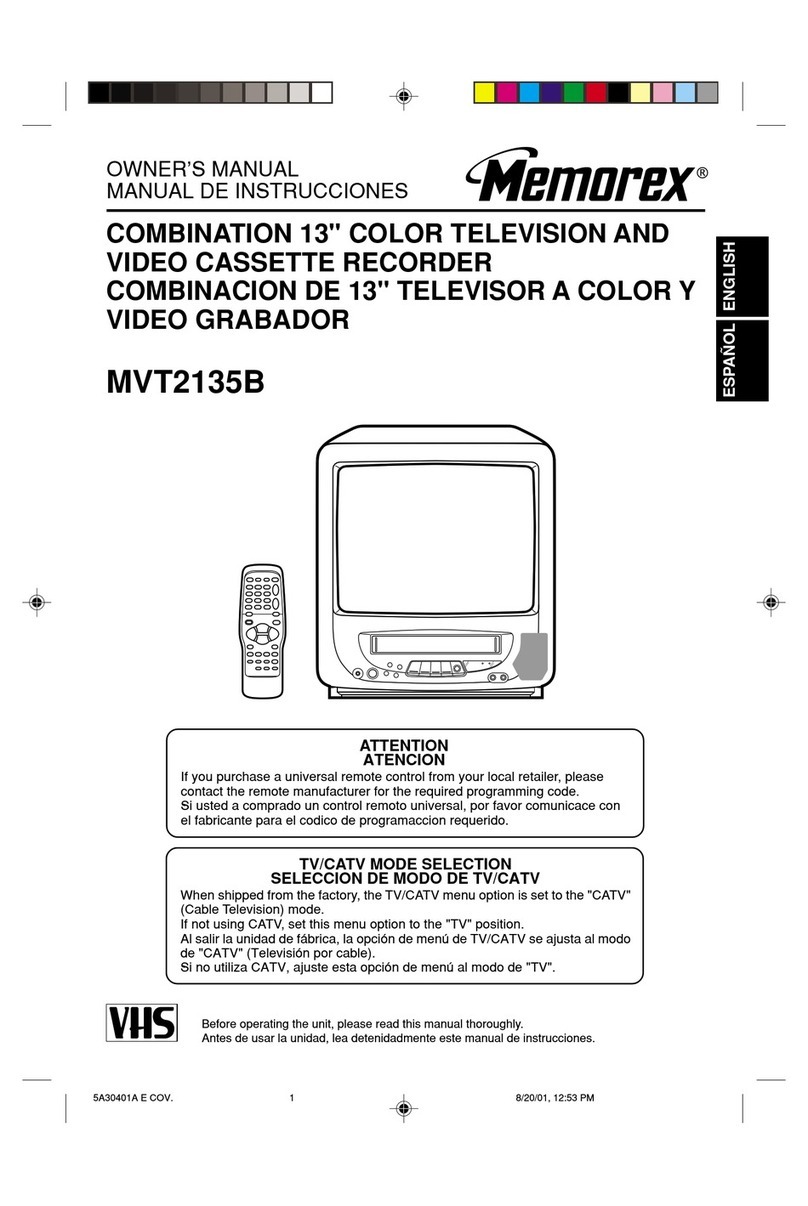 Memorex MVT2135B D Series User manual