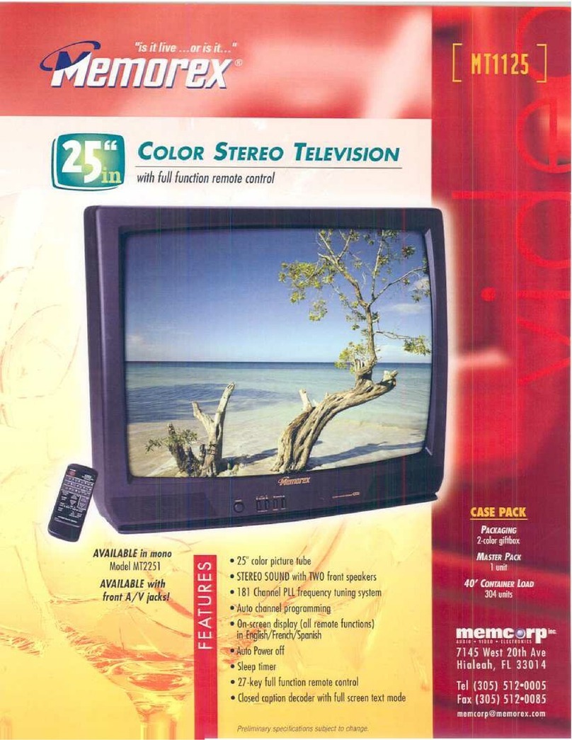Memorex MT1125 User manual