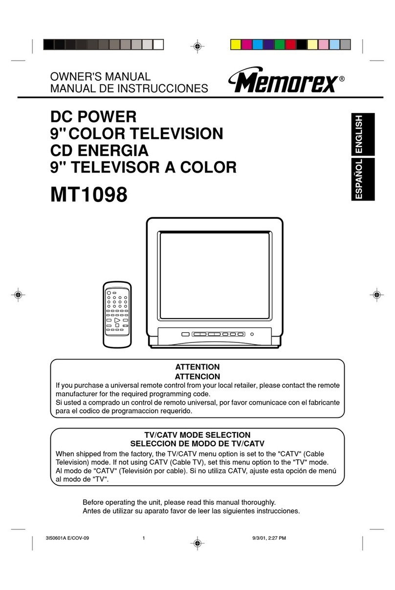 Memorex MT1098 User manual