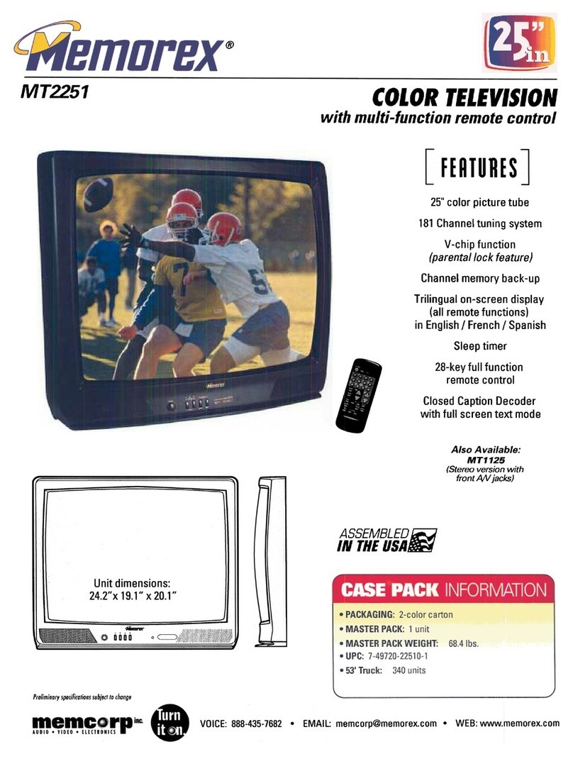 Memorex MT1125 User manual