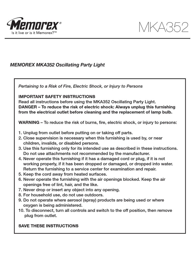 Memorex MKA352 quick guide