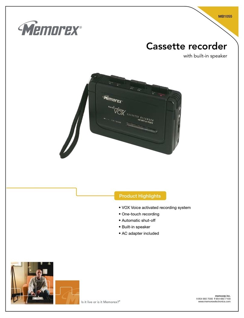 Memorex MB1055 User manual