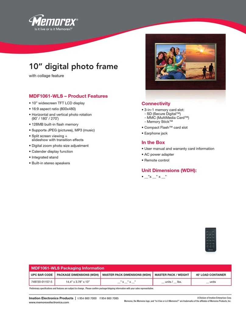 Memorex MDF1061-WLS Specifications