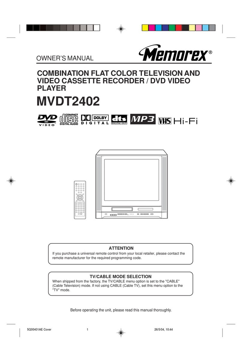 Memorex MVDT2402 User manual Memorex MVDT2402 User manual