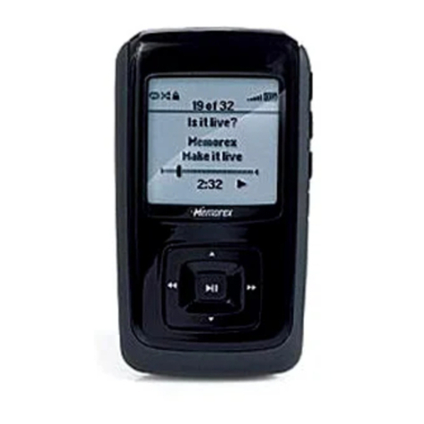 Memorex MMP8565C - 1 GB Digital Player User manual Memorex MMP8565C - 1 GB Digital Player User manual