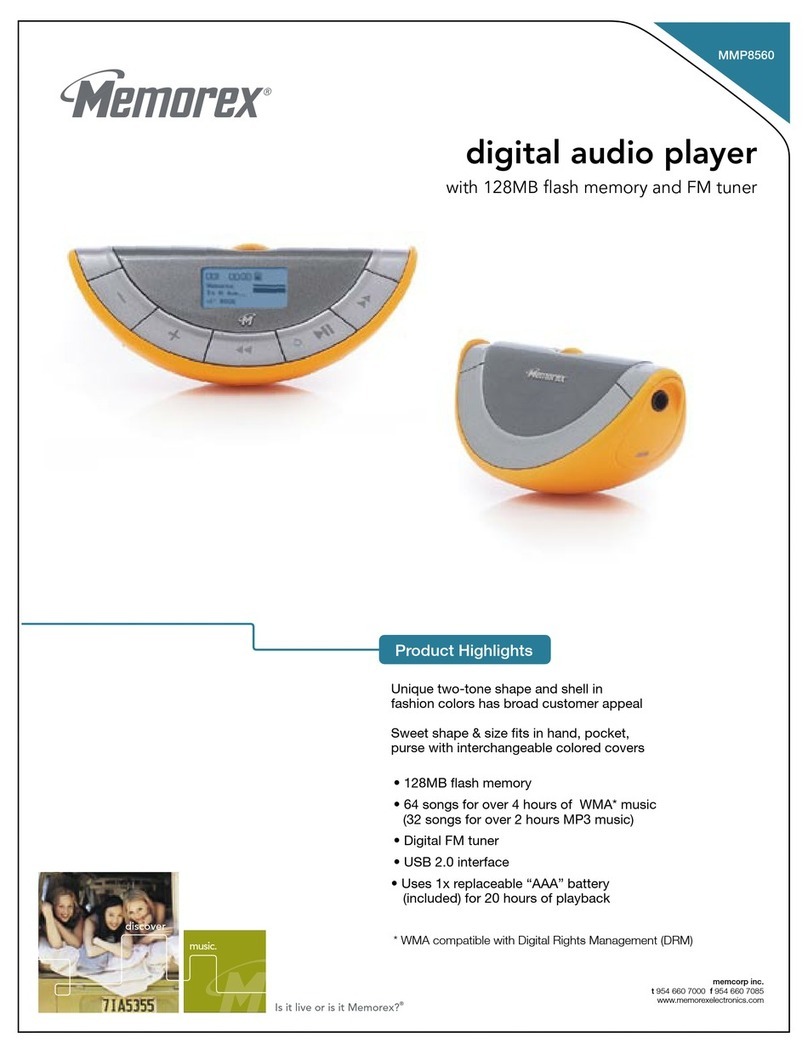 Memorex MMP8560 User manual