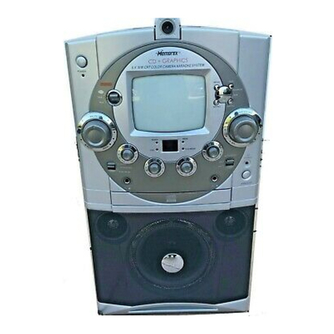 Memorex MKS8580 - MKS 8580 Karaoke System User manual