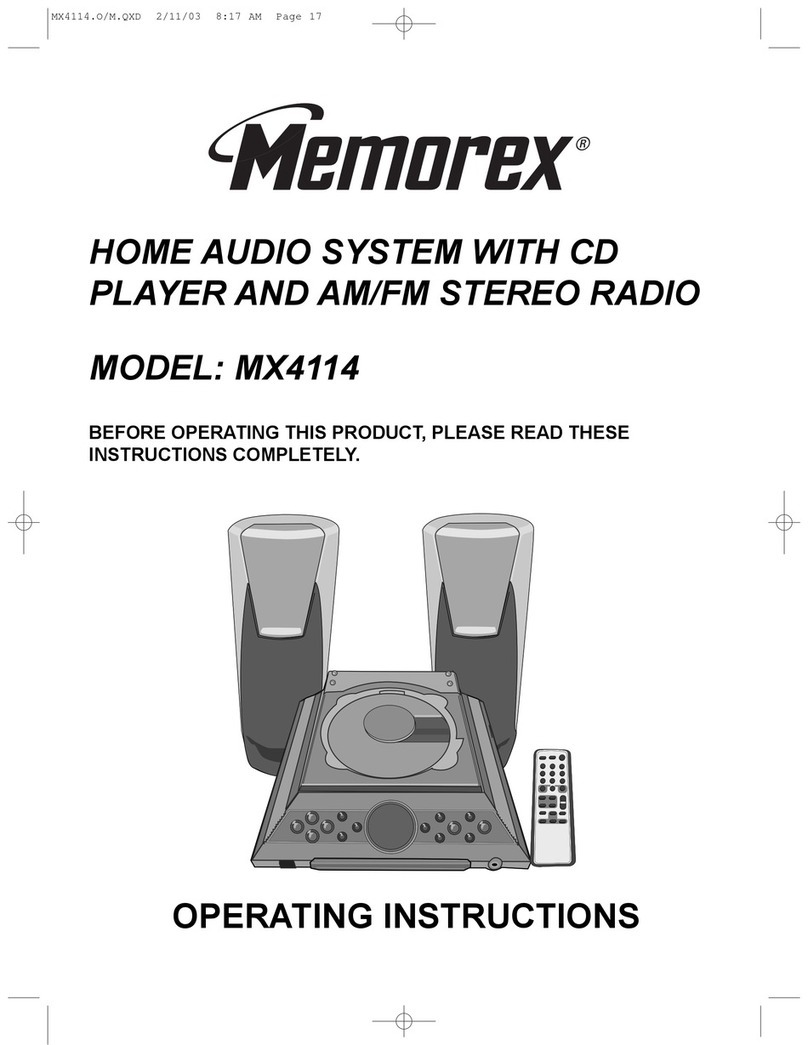 Memorex MX4114 User manual