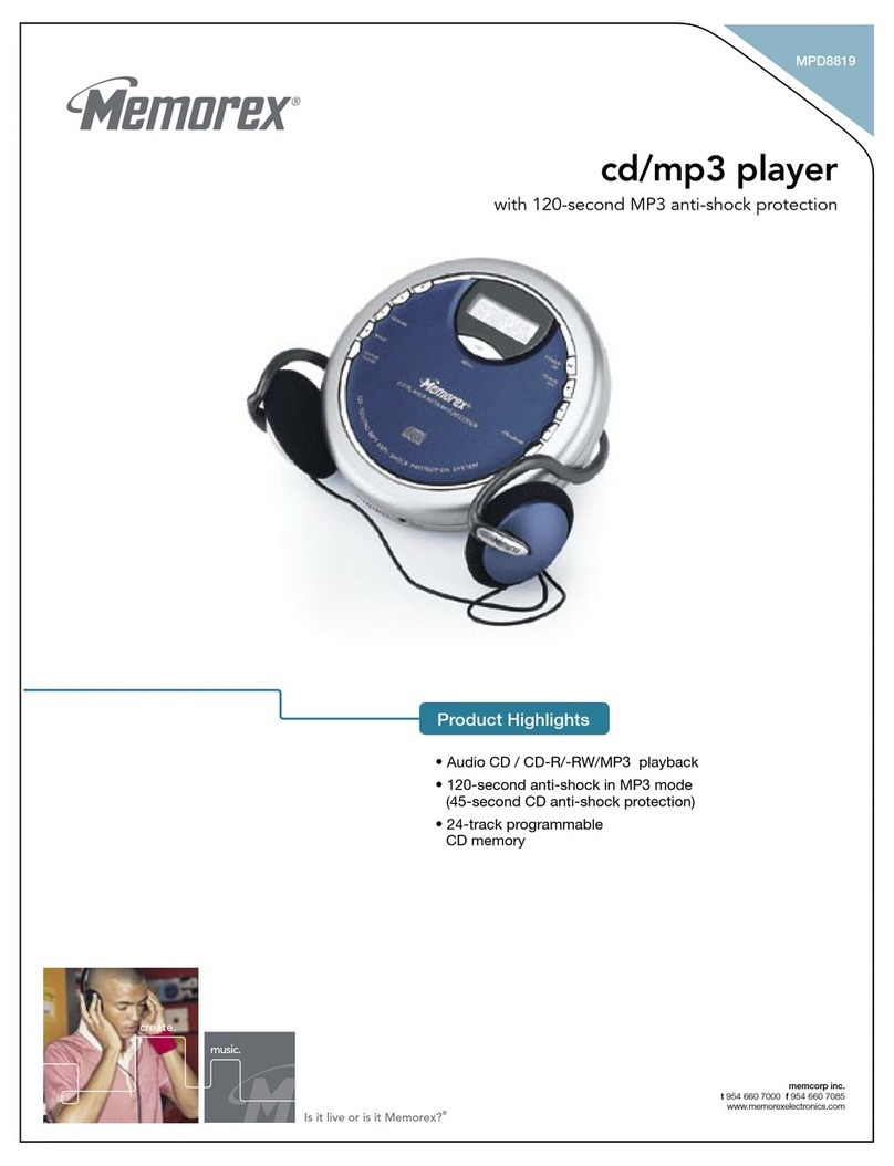 Memorex MPD8819 User manual