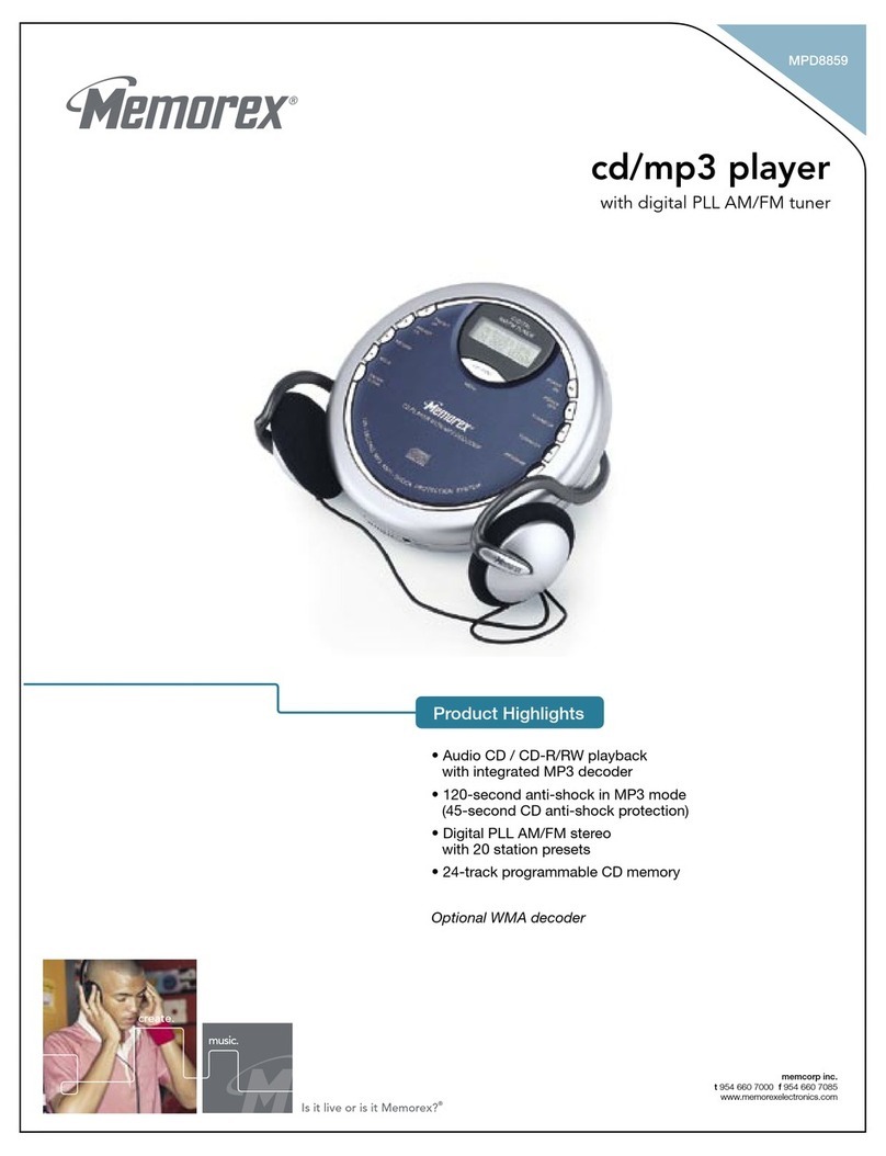 Memorex MPD8859 User manual