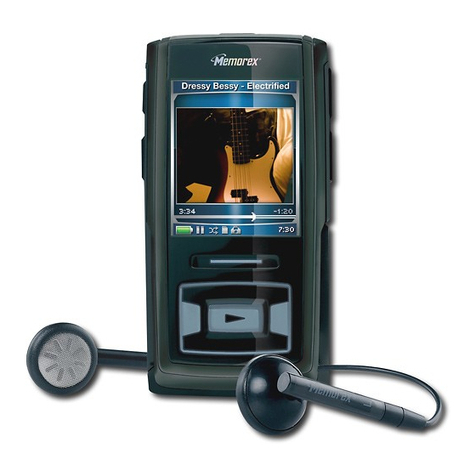 Memorex MMP8640 - 4 GB Digital Player User manual Memorex MMP8640 - 4 GB Digital Player User manual