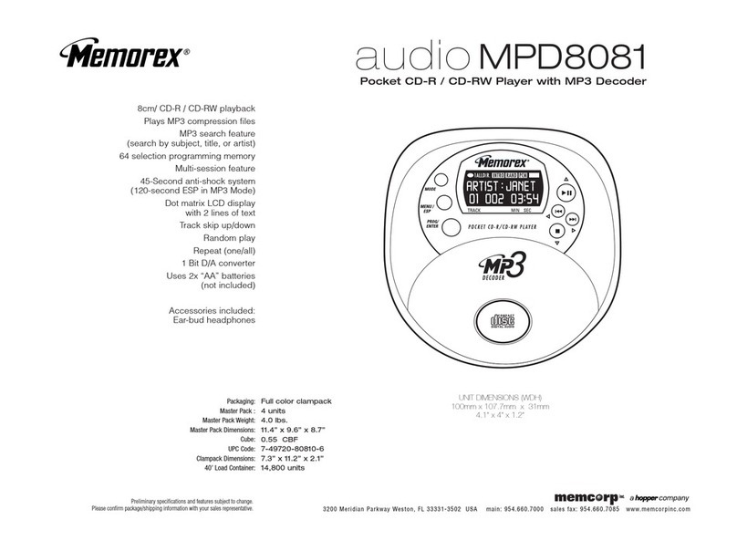 Memorex MPD8081 brochure