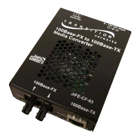 Transition Networks J/FE-CF-03(LH) user guide