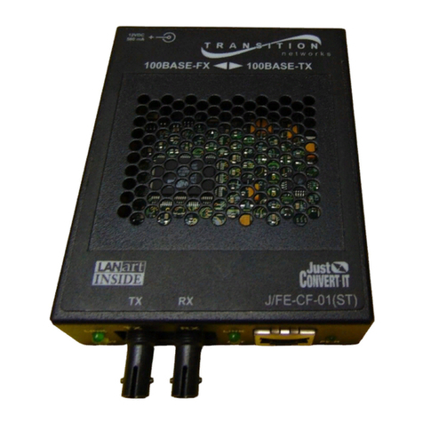 Transition Networks J/FE-CF-01(SC) User manual