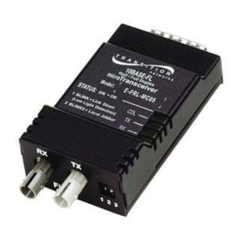 Transition Networks E-FRL-MC05 user guide