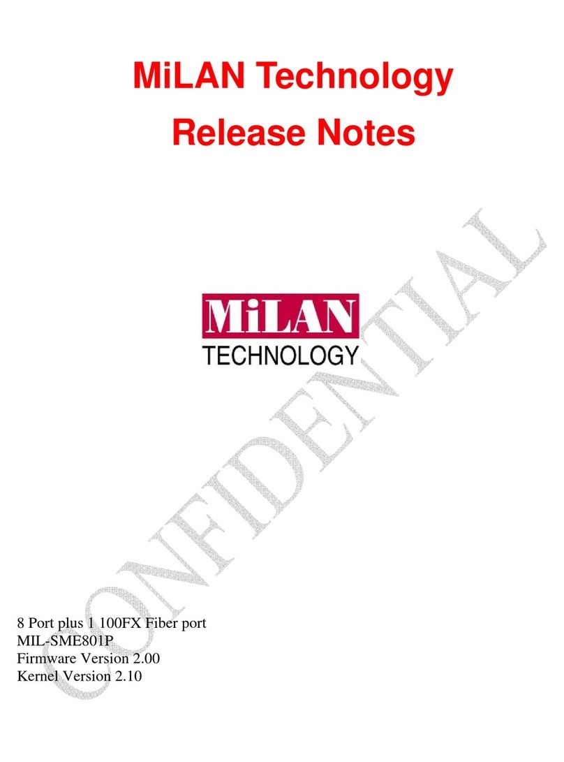 MiLAN MIL-SME801P release note