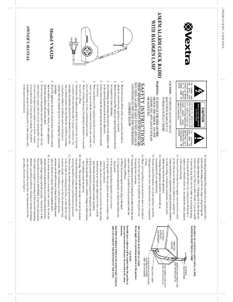 Vextra VX4328 owner's manual