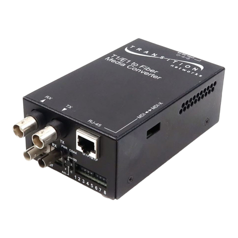 Transition Networks C/T1E1-CF-01 User manual