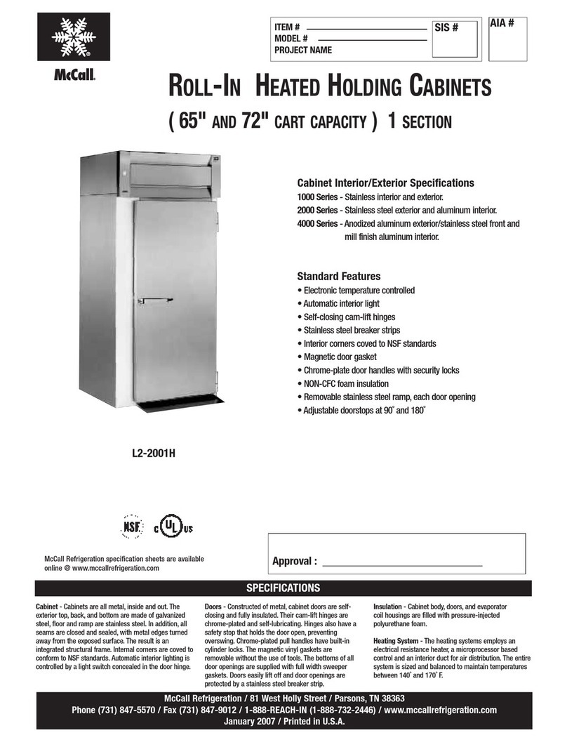 McCall L2-2001 User manual