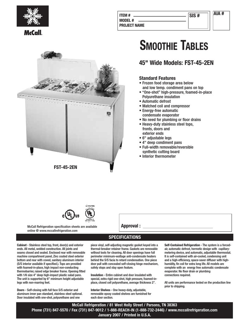 McCall FST-45-2EN Specifications