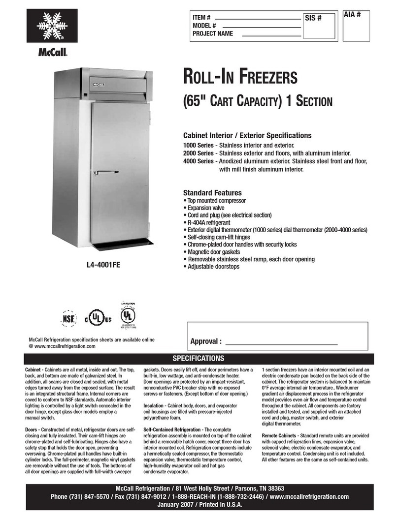 McCall L4-4001FE Specifications