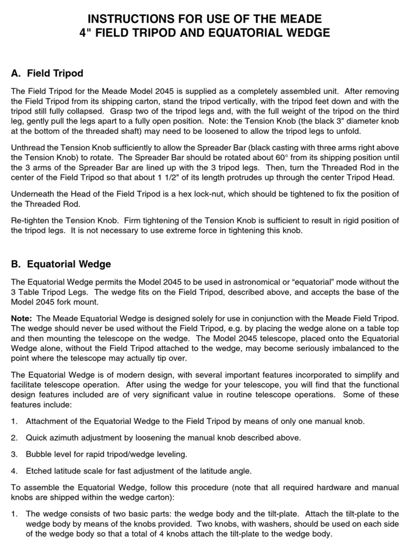Meade 2045 Instructions for use