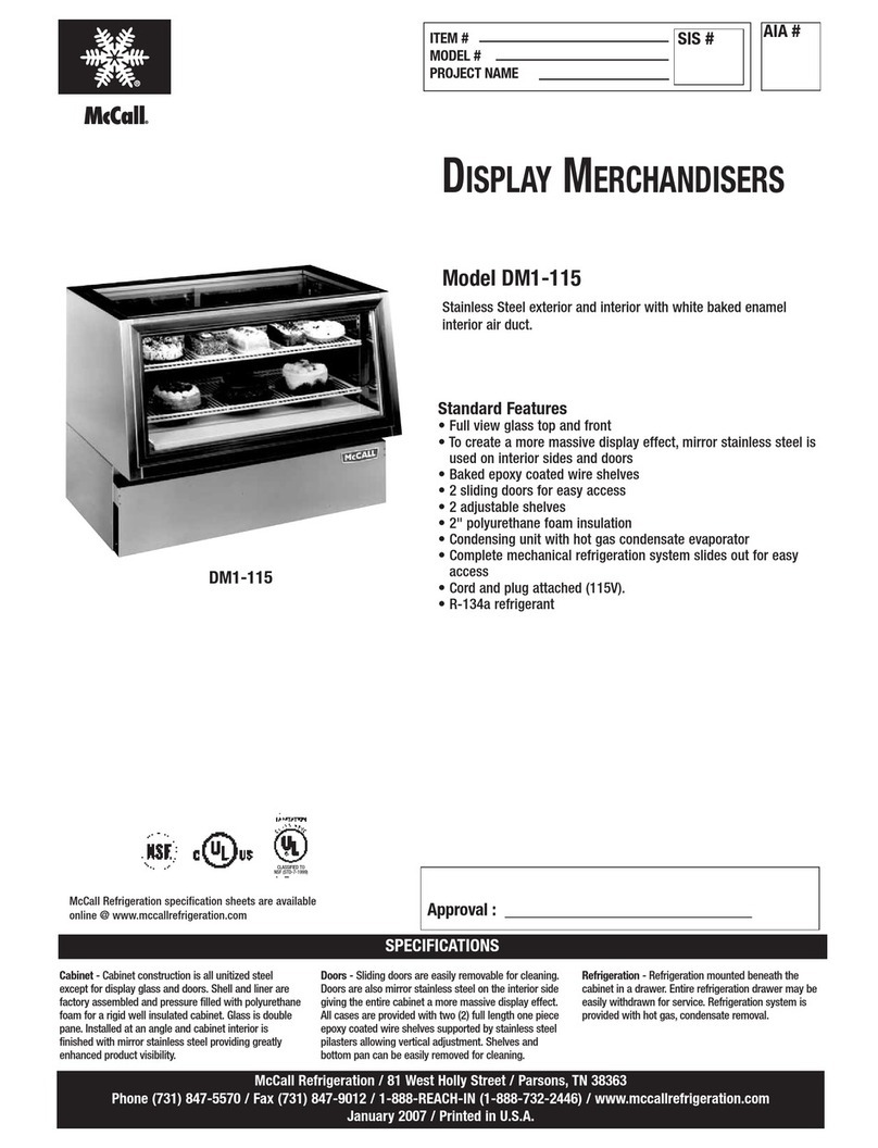 McCall DM1-115 Specifications