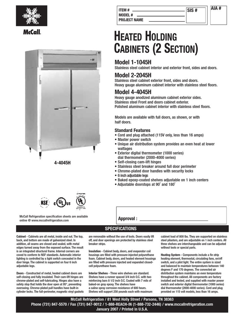 McCall 1-1045HP Specifications