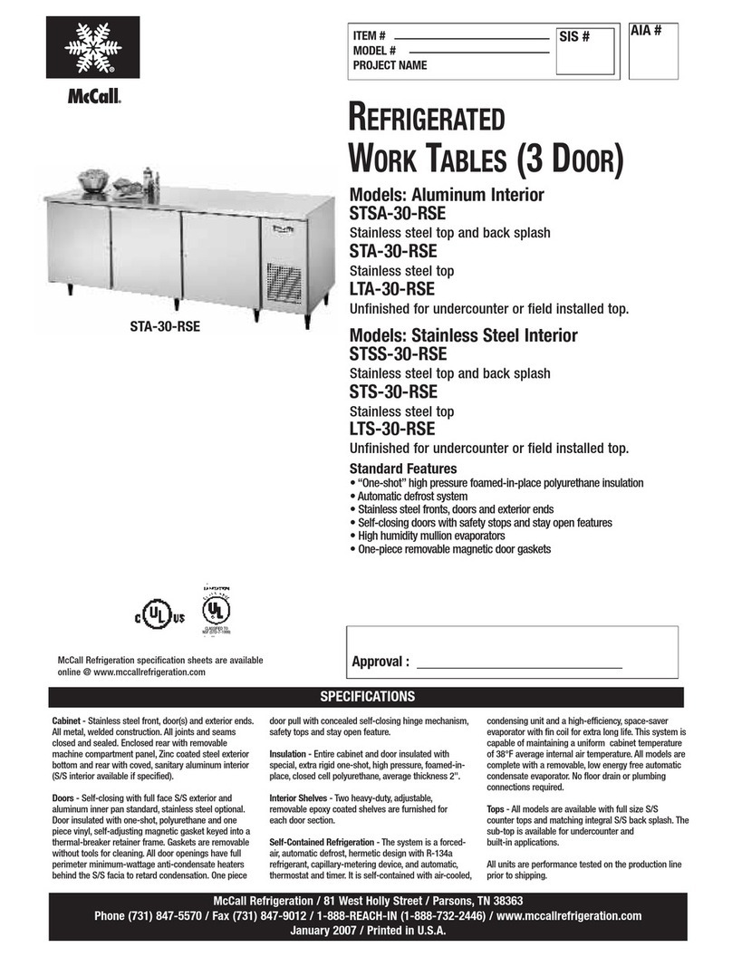 McCall LTA-30-RSE User manual