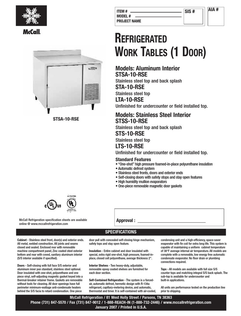 McCall LTA-10-RSE User manual