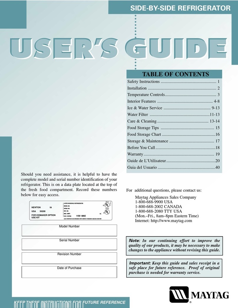 Maytag MSD2454GR User manual