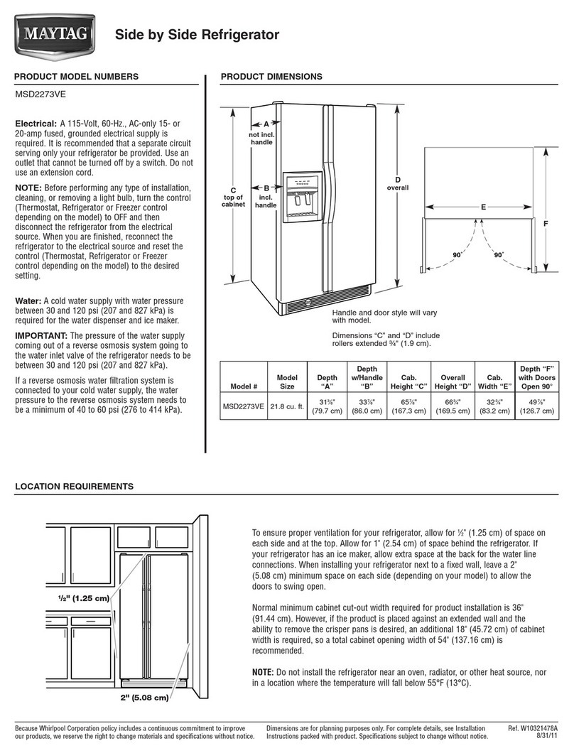 Maytag MSD2273VE Manual