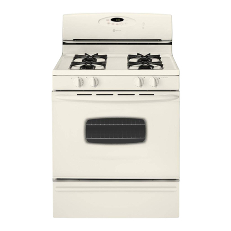 Maytag MGR4451BDS - 30 Inch Gas Range User manual