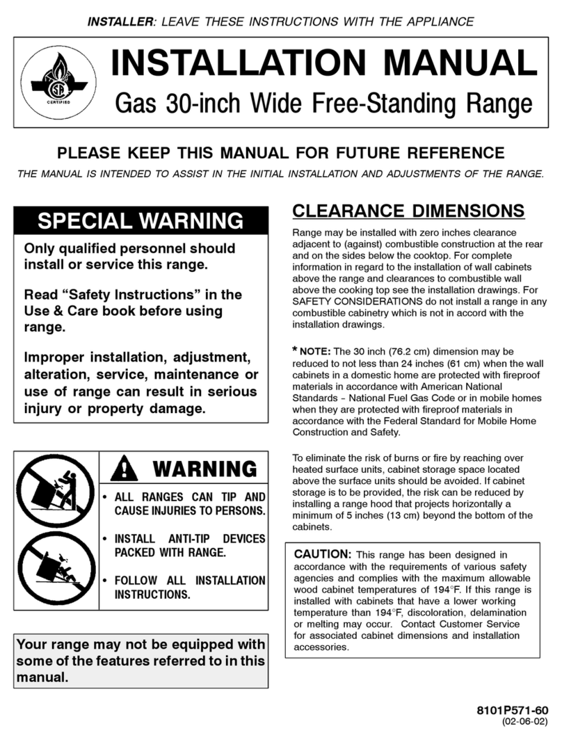 Maytag MGR5755QD User manual Maytag MGR5755QD User manual