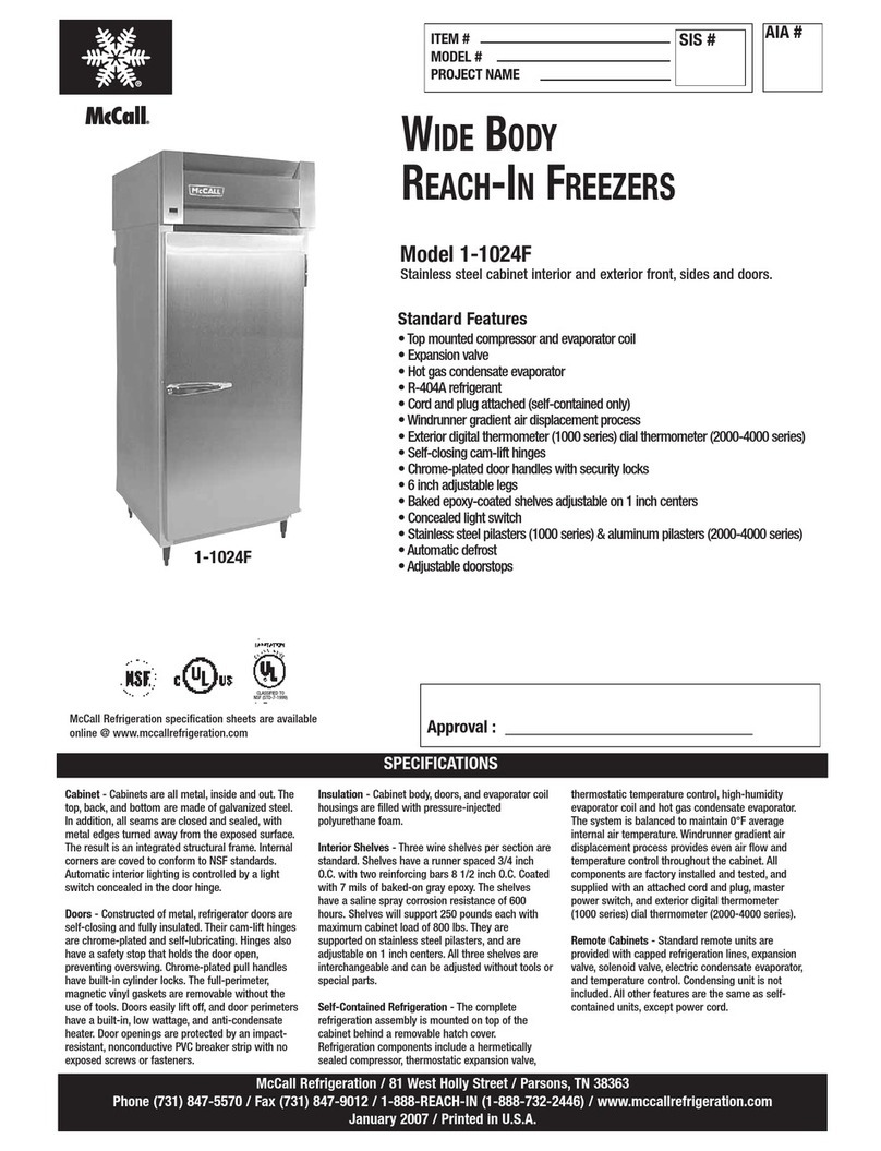 McCall 1-1024F User manual