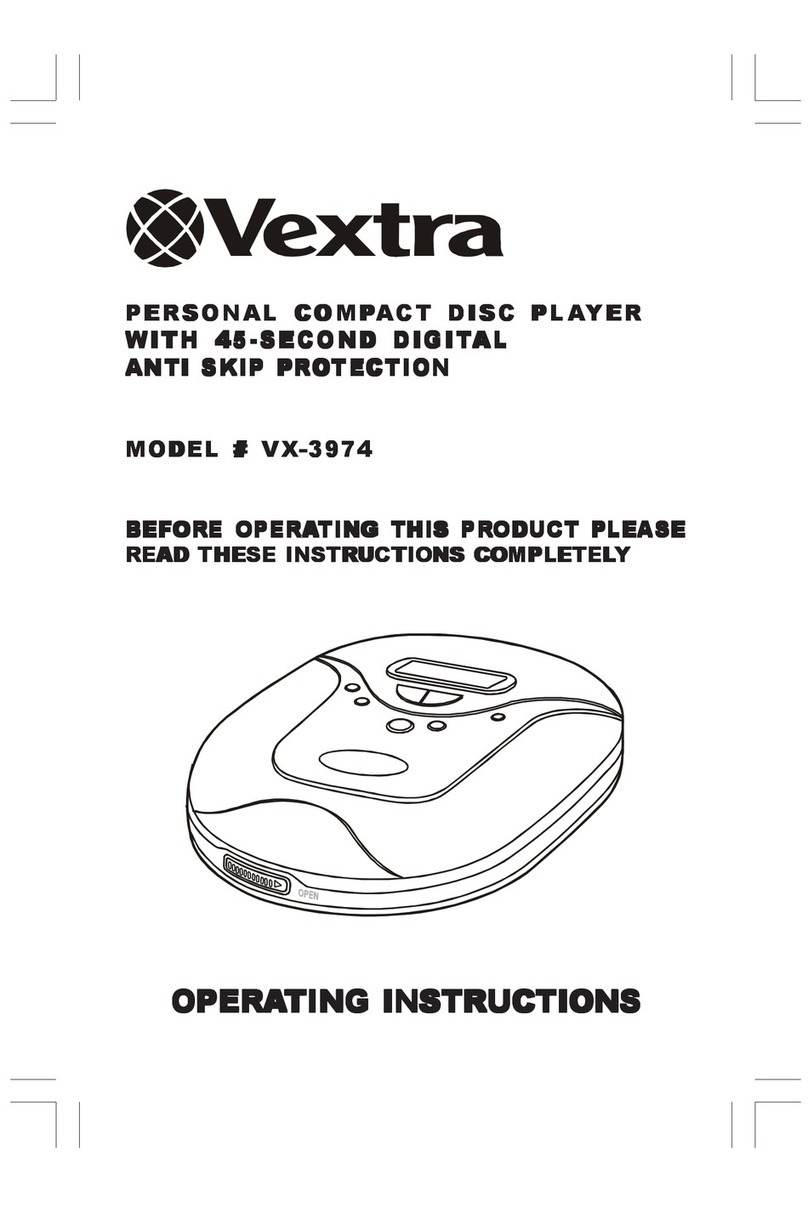 Vextra VX-3974 operating instructions