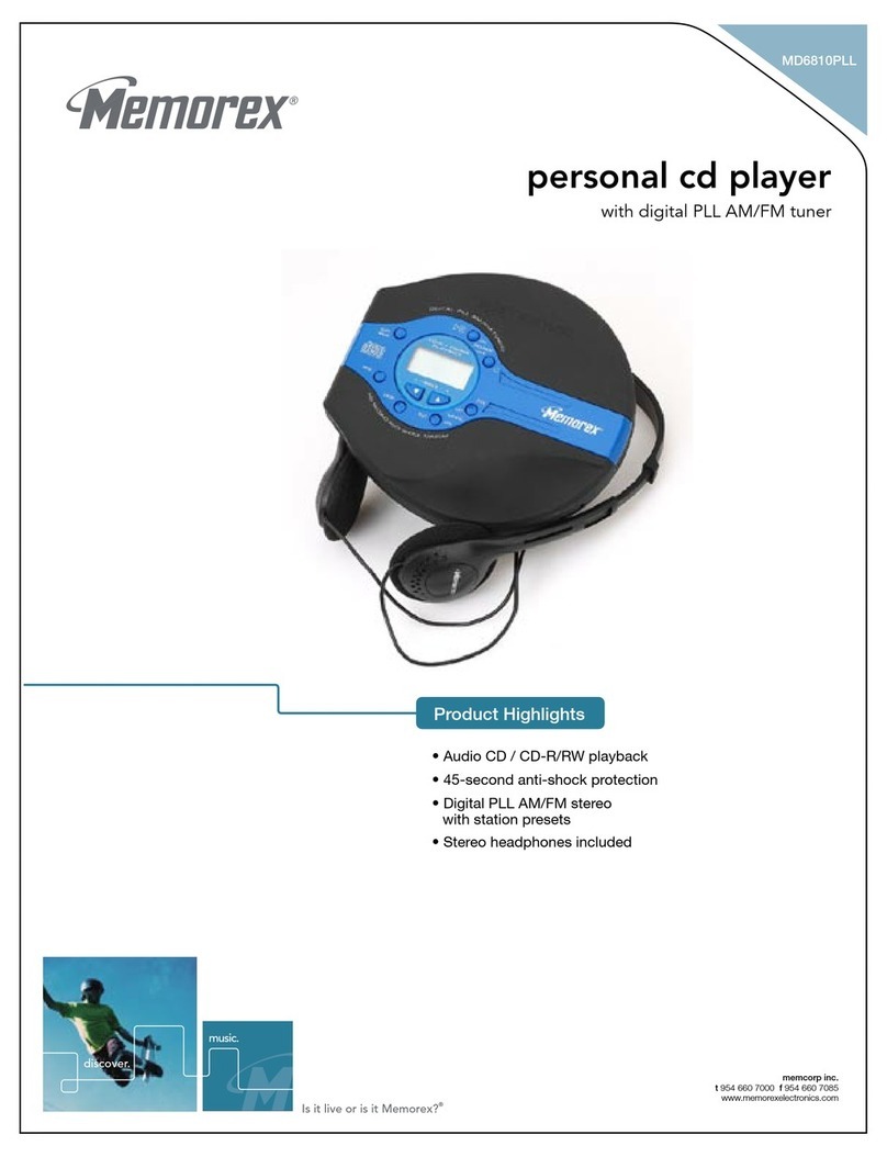 Memorex MD6810PLL User manual