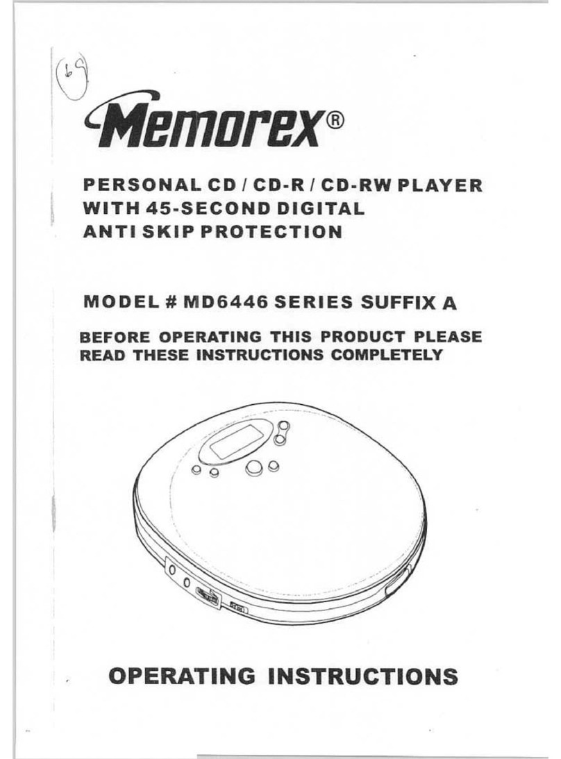 Memorex MD6446 Series operating instructions Memorex MD6446 Series operating instructions