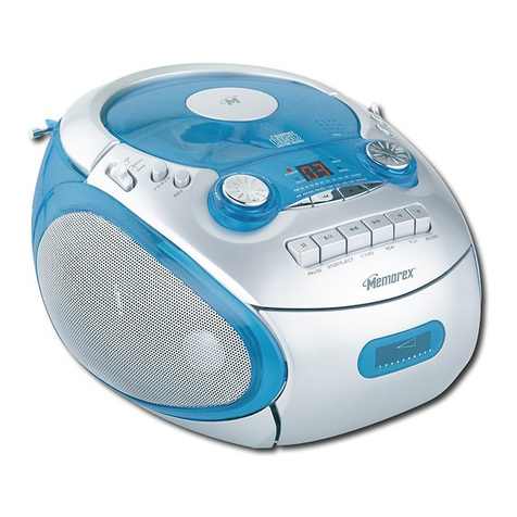 Memorex MP3226 User manual Memorex MP3226 User manual
