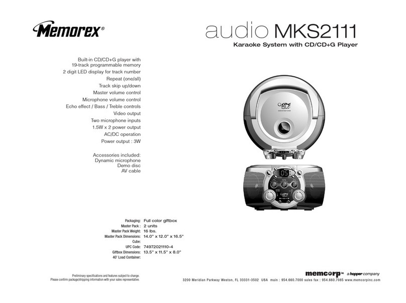 Memorex MKS2111 Owner's manual