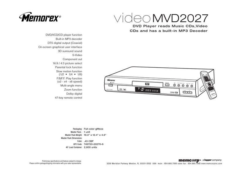 Memorex MVD2027 brochure