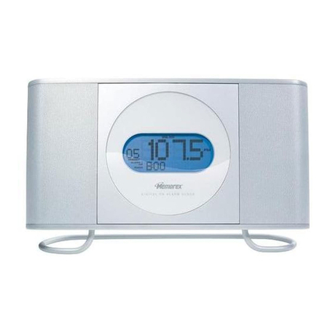 Memorex MC7101 - CD Clock Radio Specification sheet