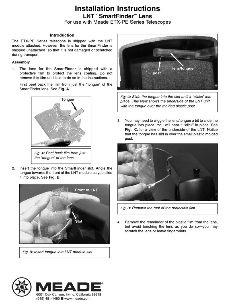 Meade LNT SmartFinder installation instructions