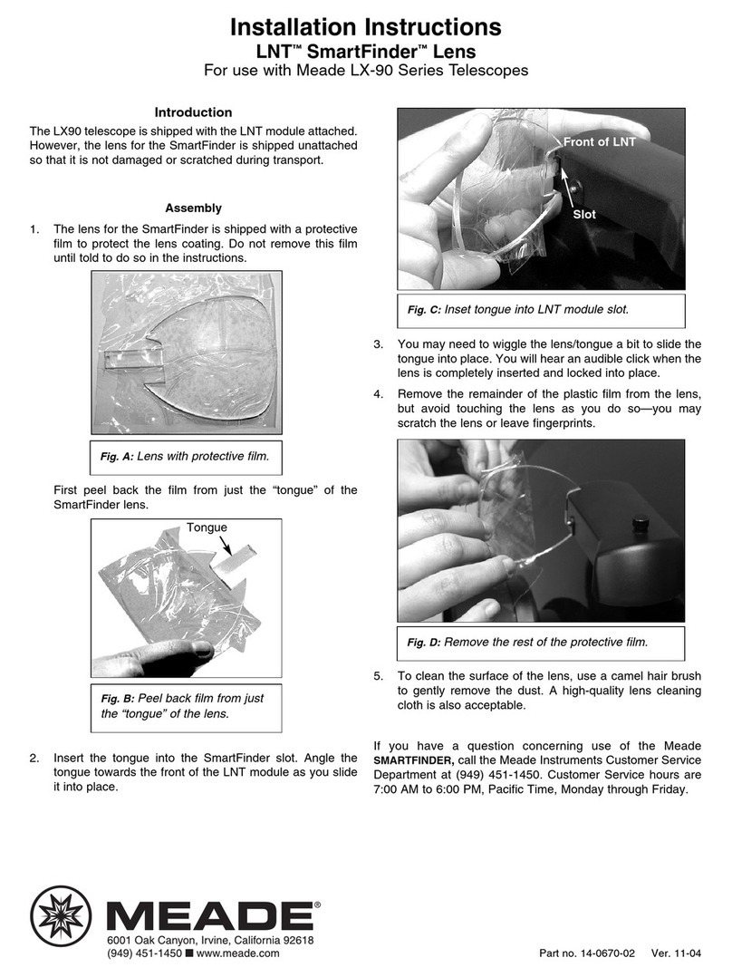 Meade LX-90 User manual