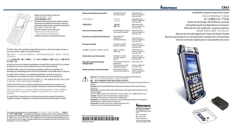 Intermec CK61 User manual